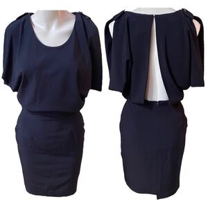 Ark & Co. Dress Blouson Split Sleeve Wiggle Size S